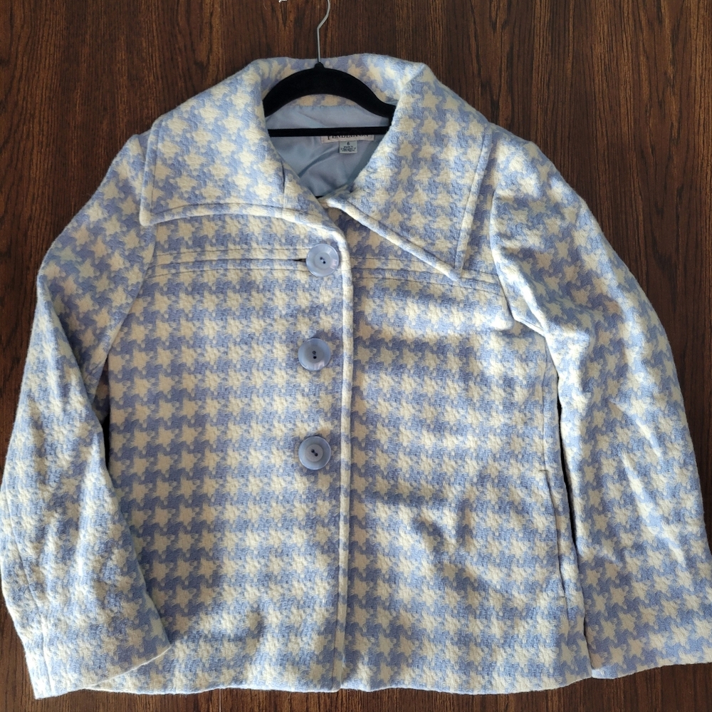 Pendleton Wool Houndstooth Coat - image 1